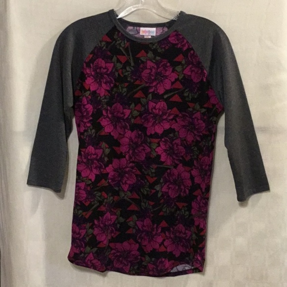 LuLaRoe NWOT Purple Baseball Shirt Size XS